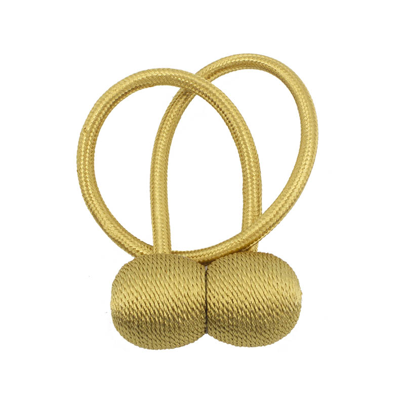 TMF001 Braided Rope Magnetic Curtain Tieback