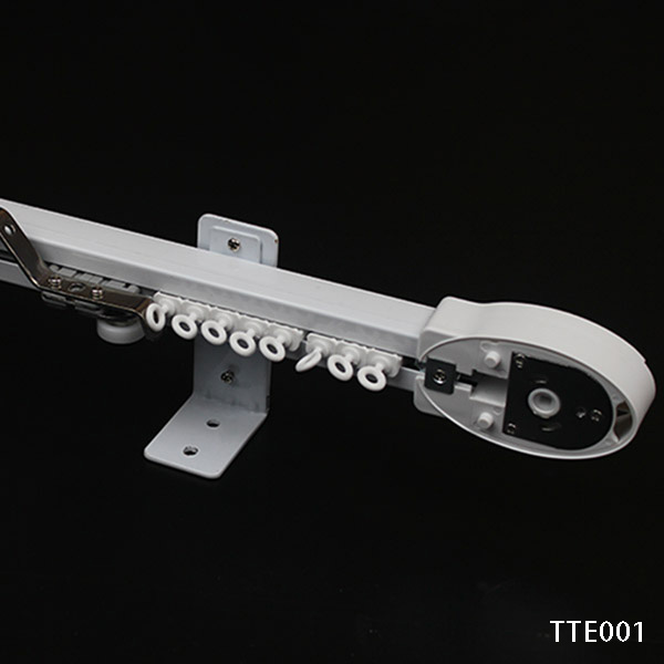 Smart Motorized Curtain Track Silent Curtain Rail for Bay Window