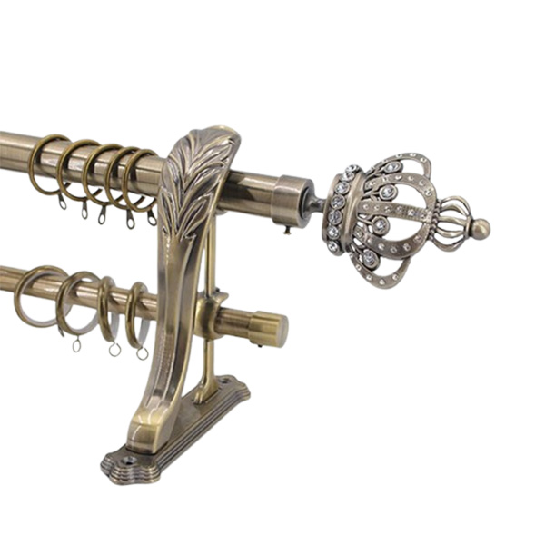TFZ013 Crown Zinc-Aluminum Alloy Curtain Rod