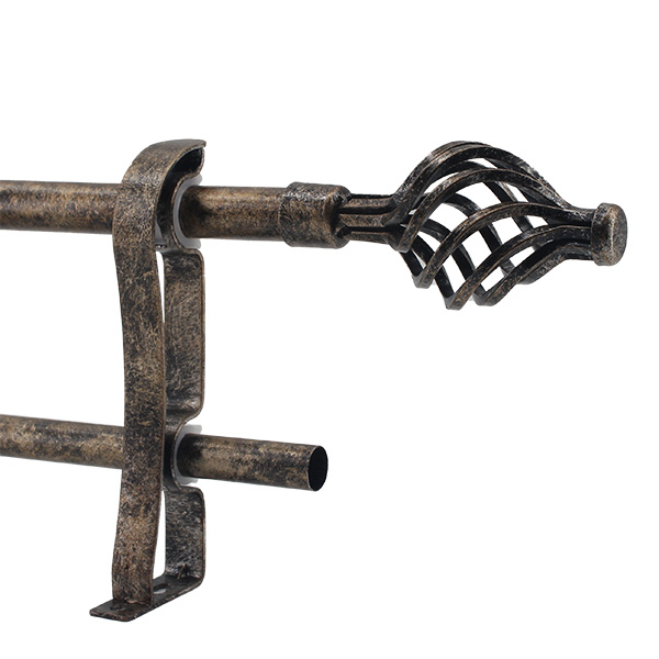 TFI001 Hollow-out Design lron Curtain Rod