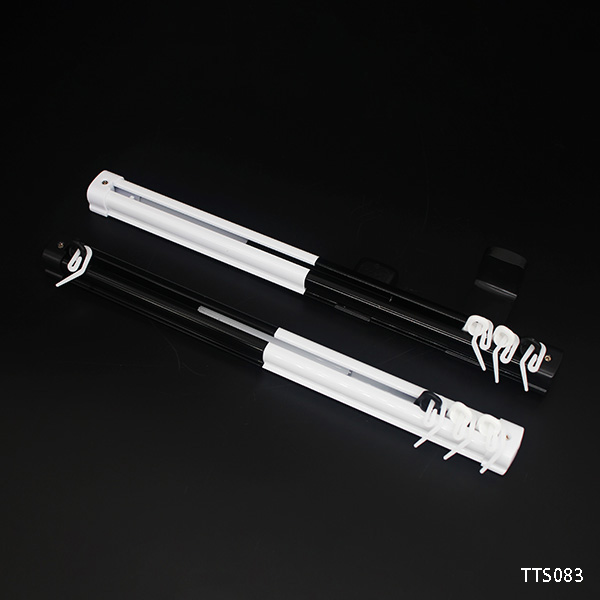 Extendable Double‑Layer Curtain Track for Home Window Decoration