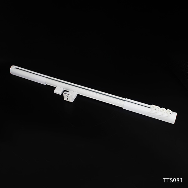 smooth round extendable curtain track for home windows