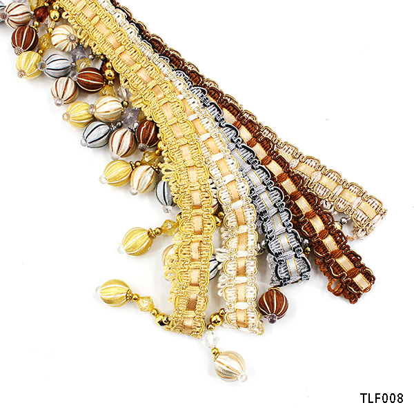 Elegant Hanging Tassel Trim Premium Fringe for Home Curtain Decoration