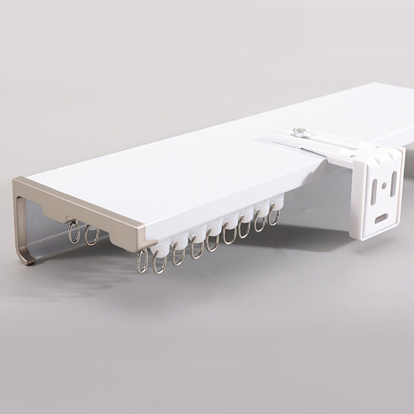 Cassette Curtain Track Aluminium Covered Curtain Rail with Sliding Gliders